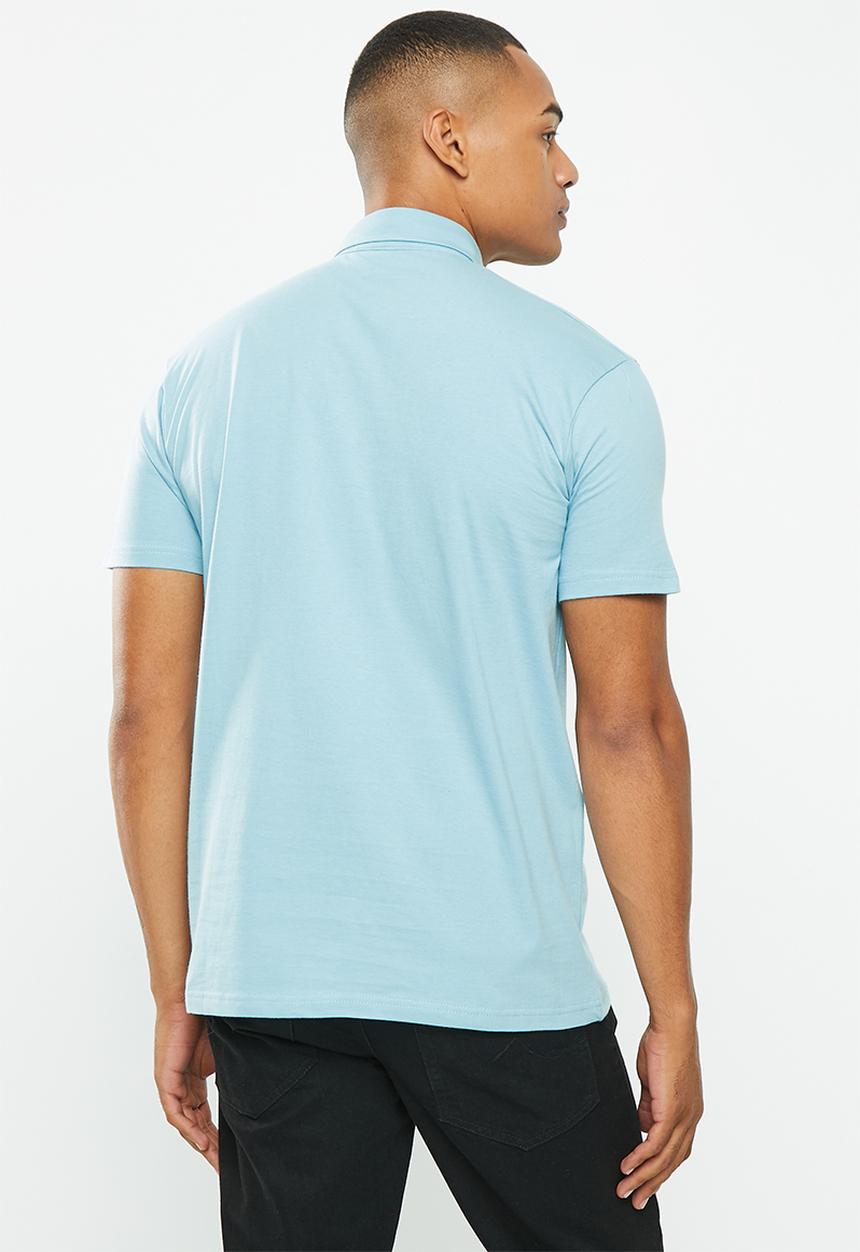 Quiksilver - Essentials polo golfer - celestial blue