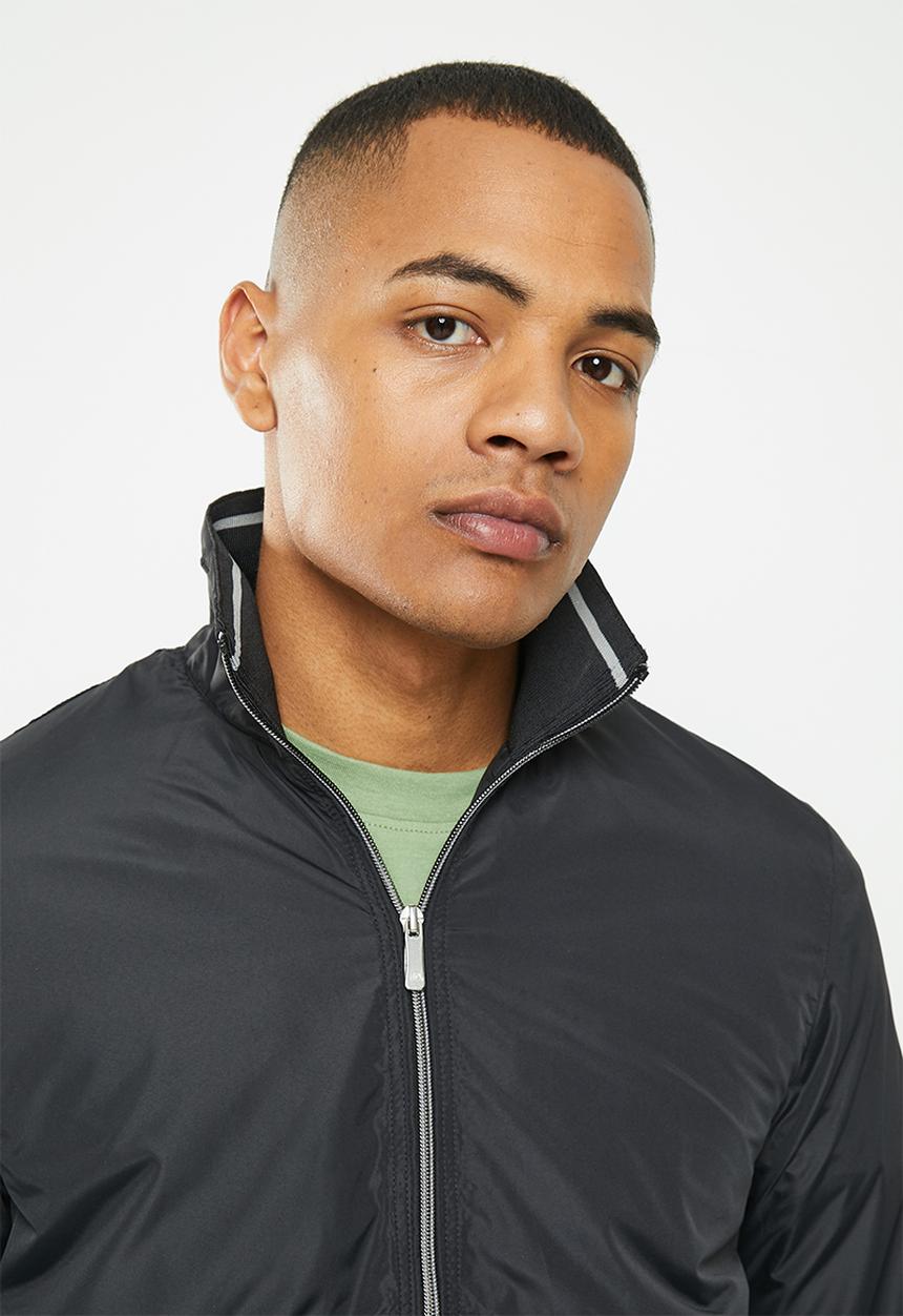 Jonathan D - Olympus zip through jacket - black