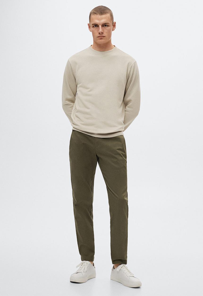 MANGO - Trousers prato - beige38