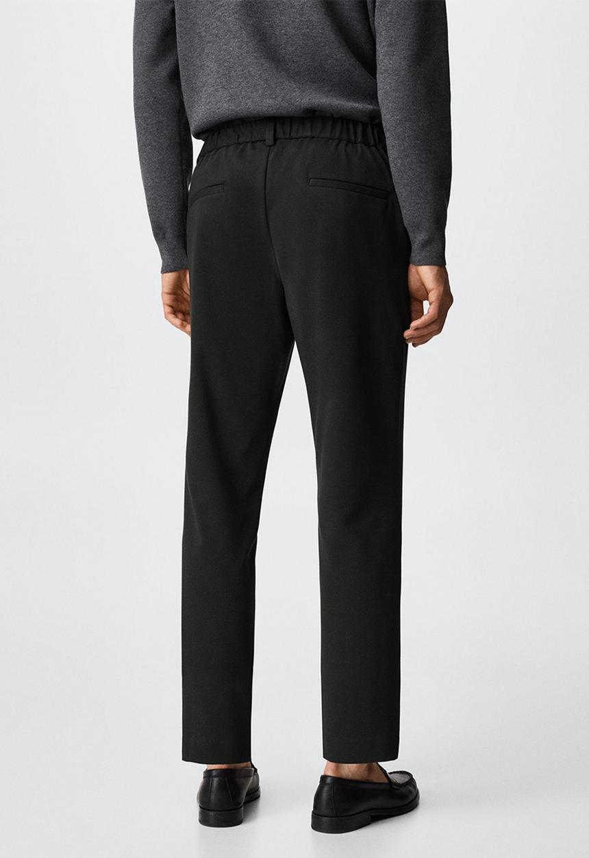 MANGO - Trousers polen - dark green