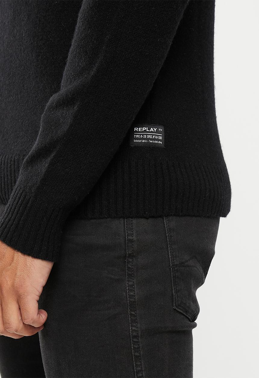 Replay - Maglia sweater - black