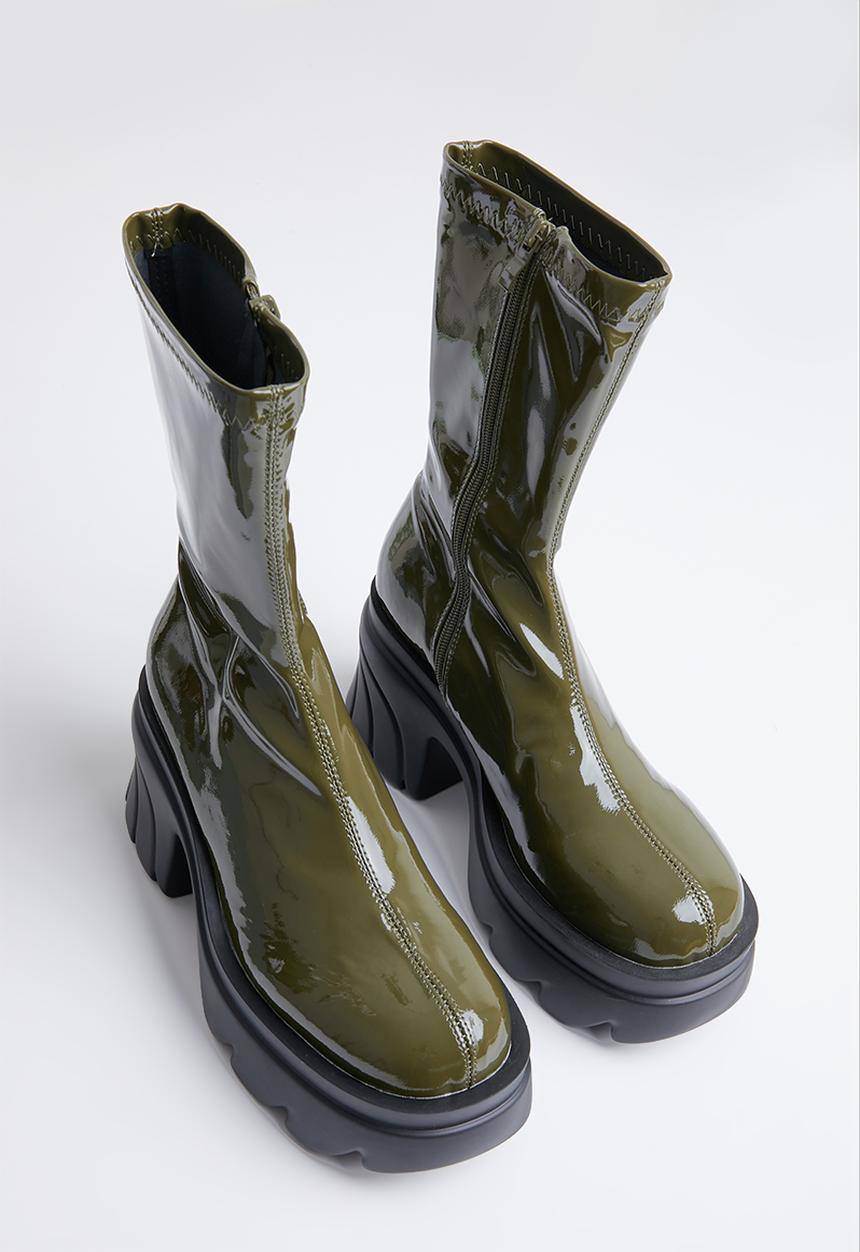 Footwork - Salma ankle boot - olive