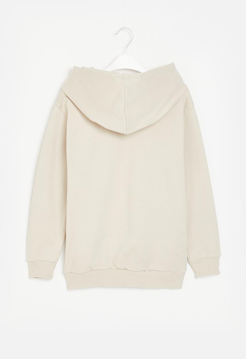 Superbalist - Boys oversized graphic hoodie - stone