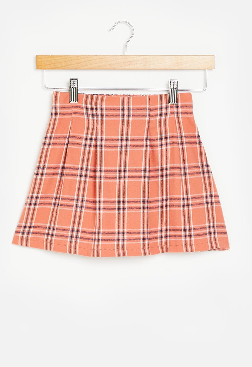 Superbalist - Check skirt - salmon pink