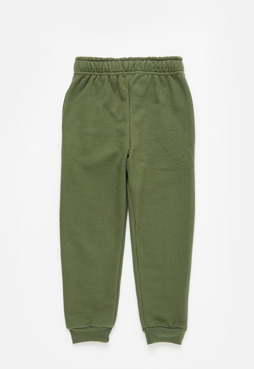 Superbalist - Boys 2 pack fleece jogger - fatigue & stone