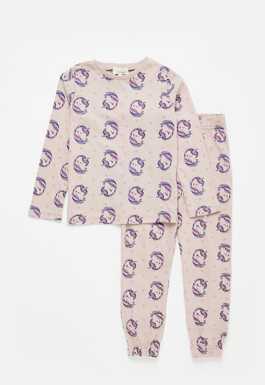 Superbalist - Aop winter pj set - pink