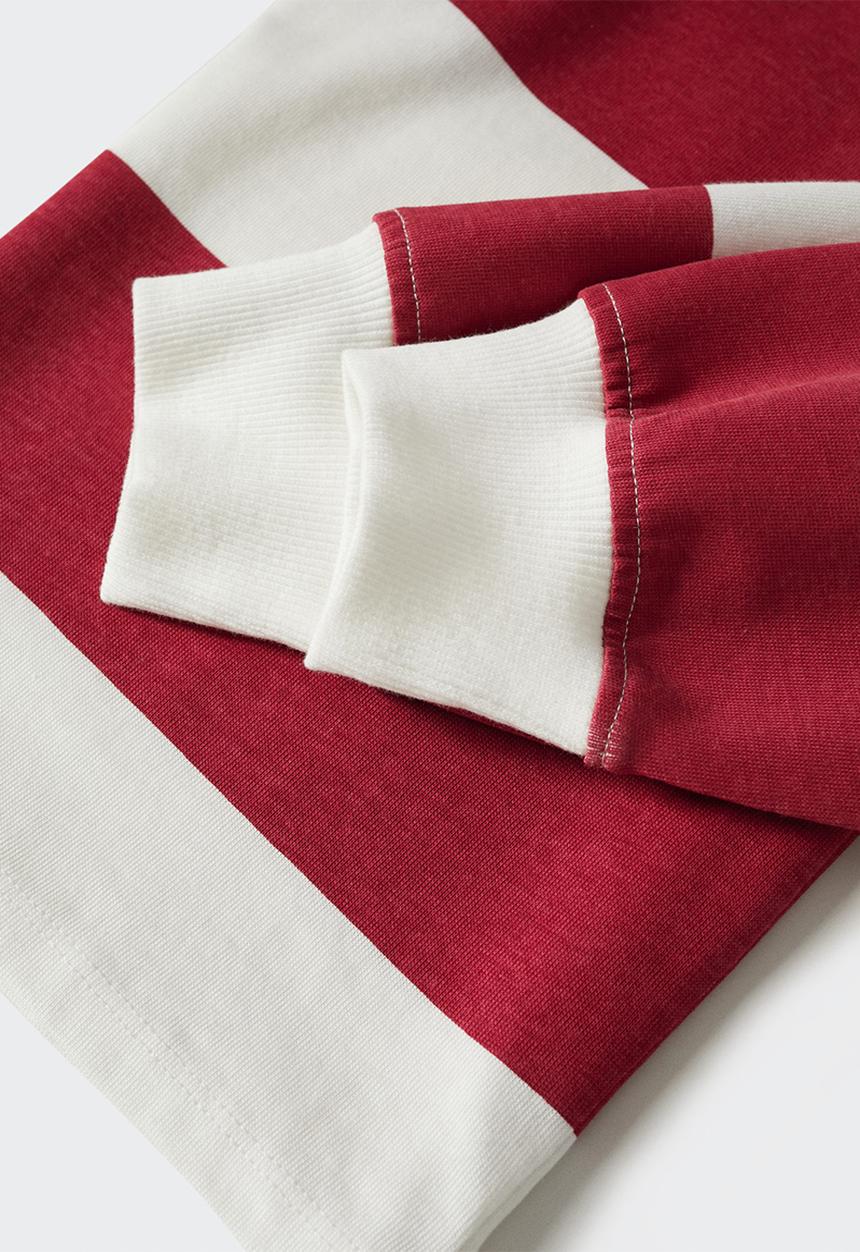 MANGO - Polo shirt rugby - red