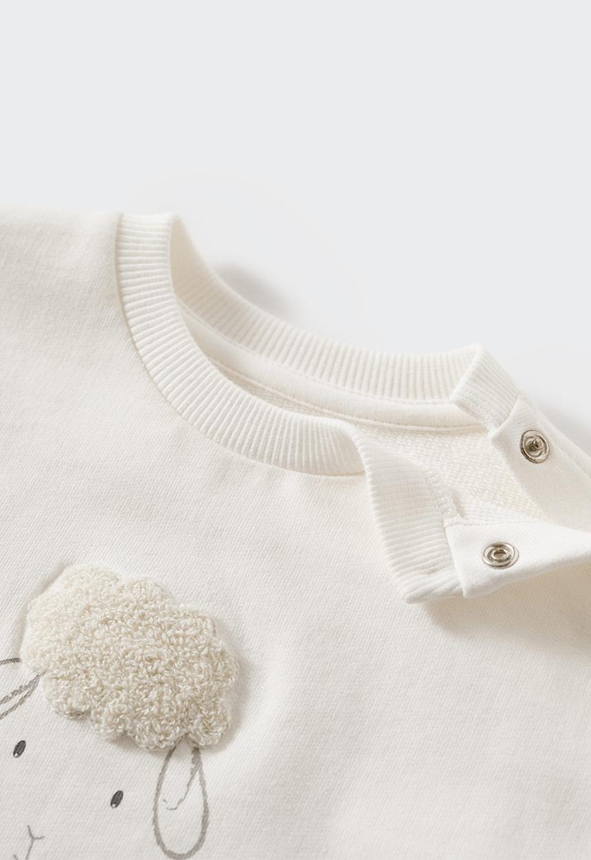 MANGO - Sweatshirt sweet - white