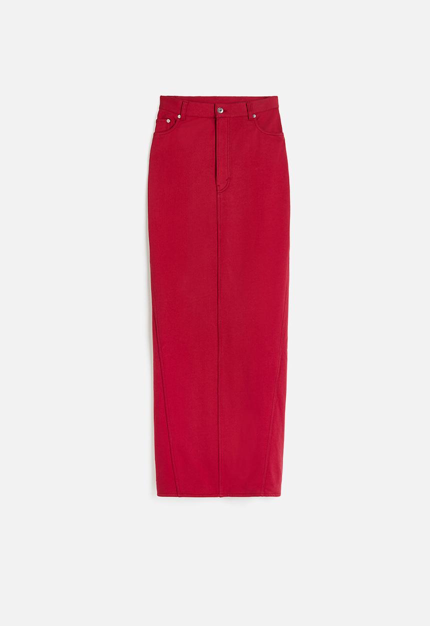 H&M - H&M Studio: Pencil skirt - dark red