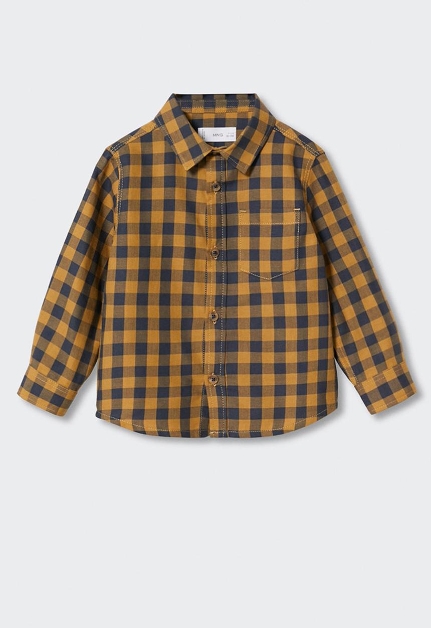 MANGO - Shirt matias - yellow