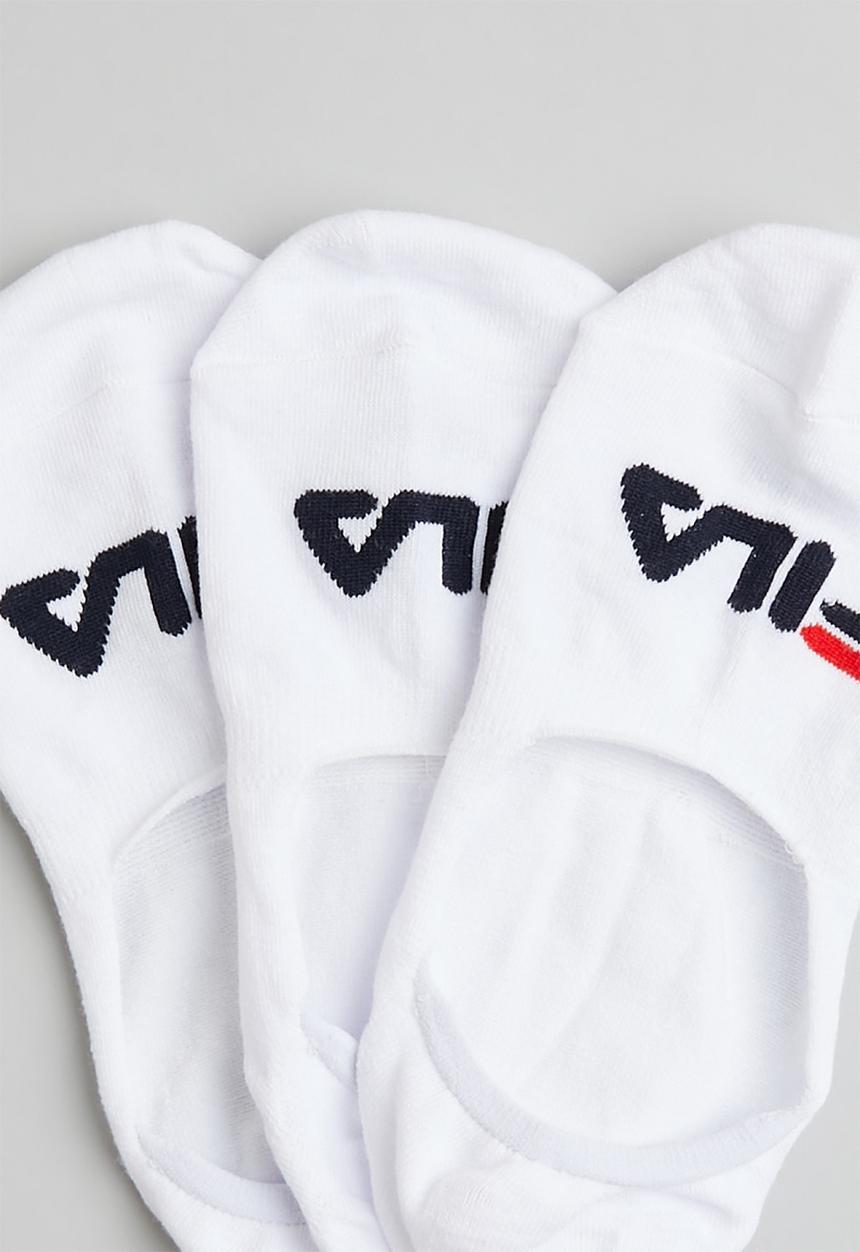 FILA - Sicily 3 pack secret socks - white