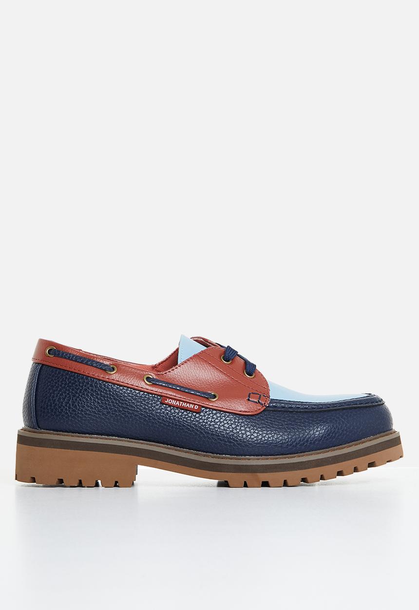 Jonathan D - J boat pebble pu loafer - sunset