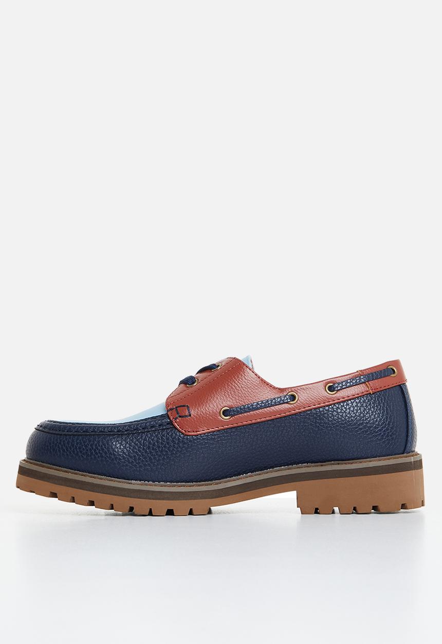 Jonathan D - J boat pebble pu loafer - sunset