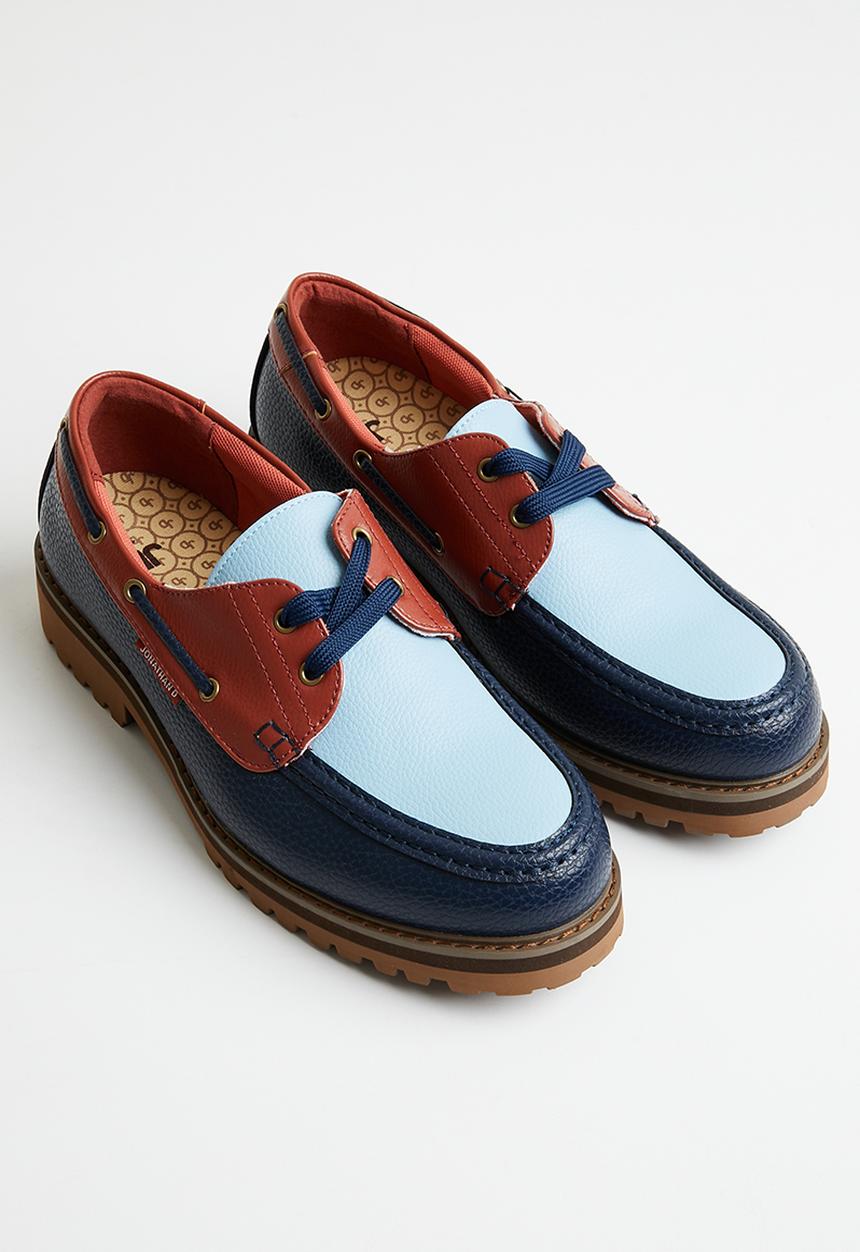 Jonathan D - J boat pebble pu loafer - sunset
