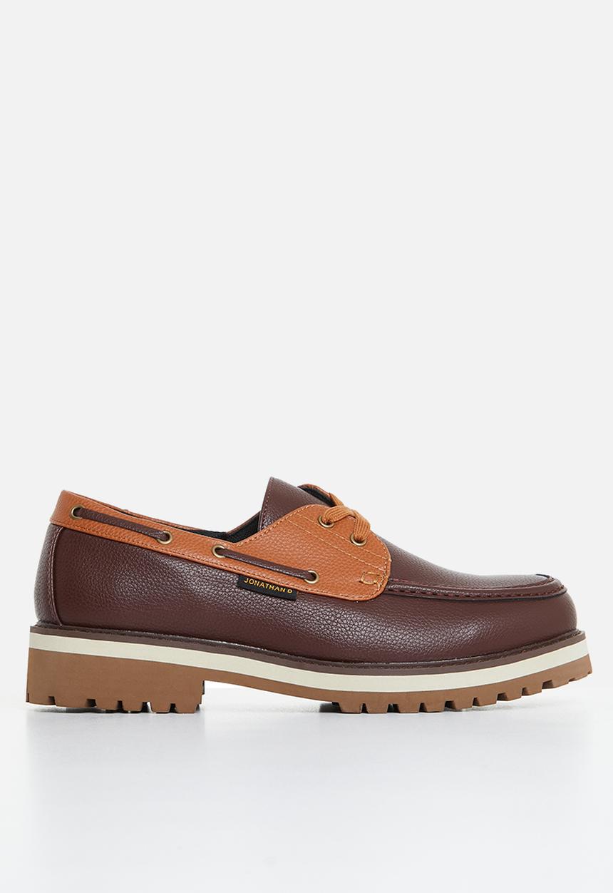 Jonathan D - J boat nubuck & pu loafer - sunrise