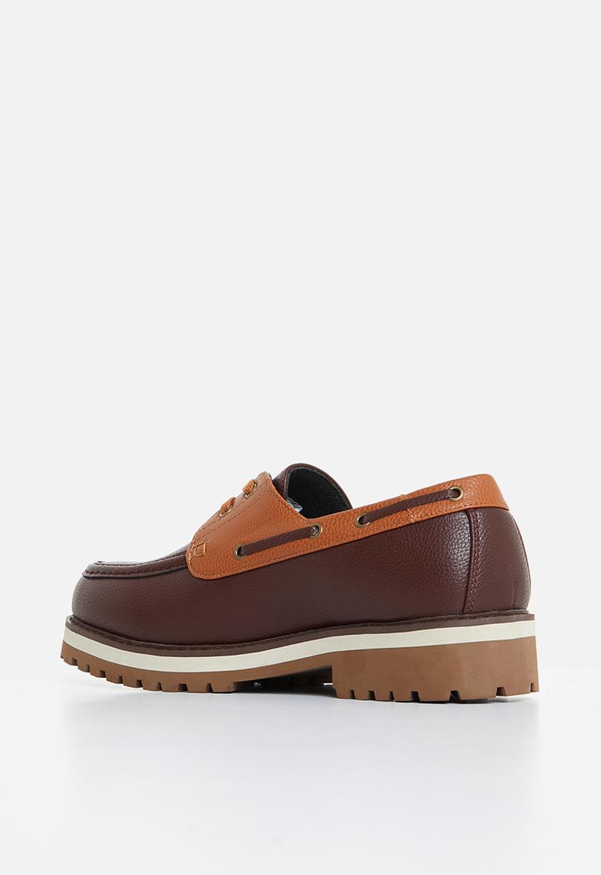 Jonathan D - J boat nubuck & pu loafer - sunrise