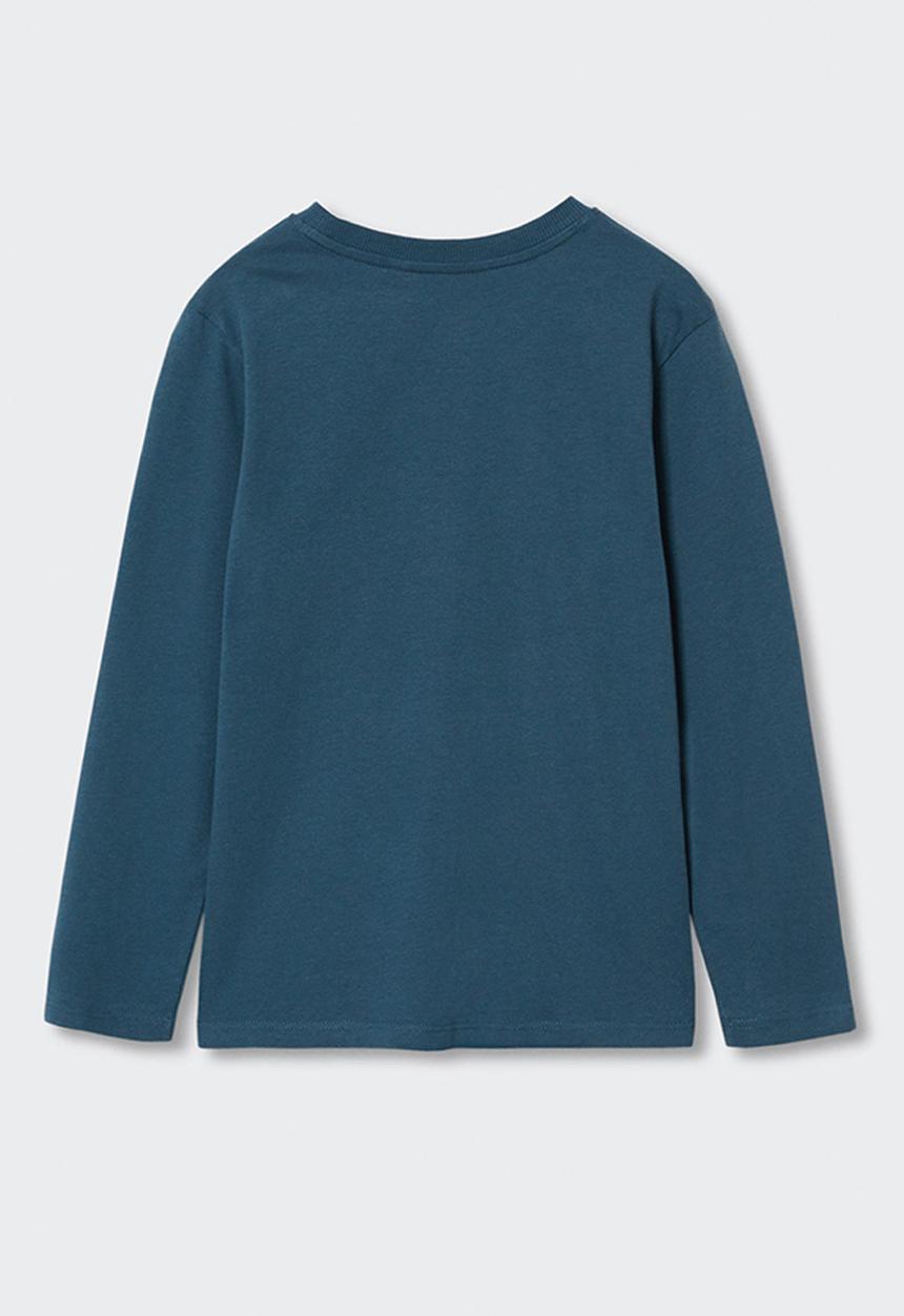 MANGO - T-shirt motorful - blue