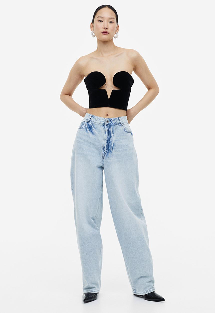 H&M - H&M Studio: Balloon fit jeans - pale denim blue