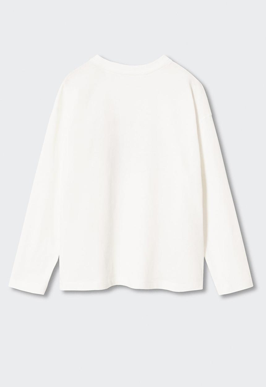MANGO - T-shirt space - white
