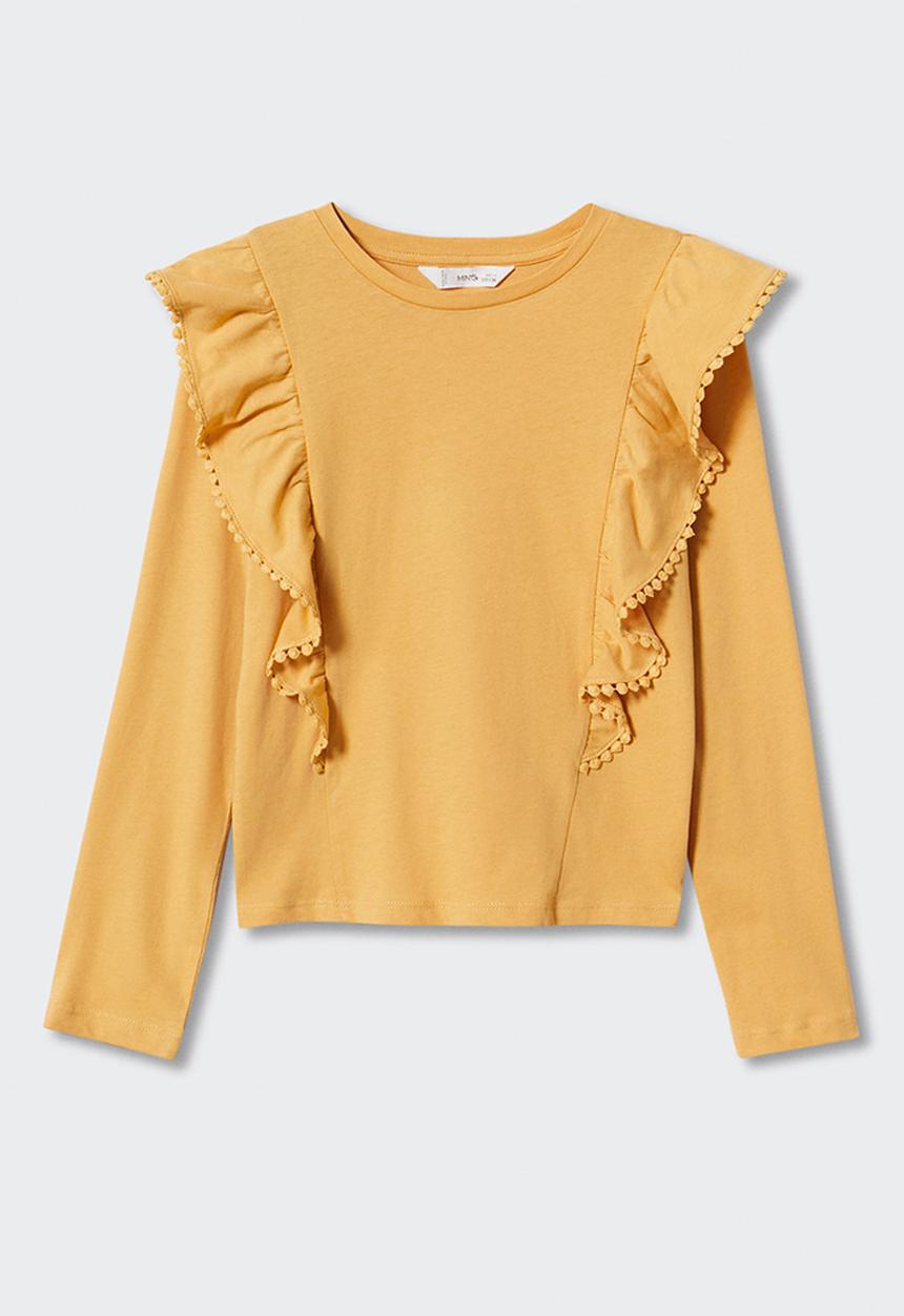 MANGO - T-shirt juliete - yellow
