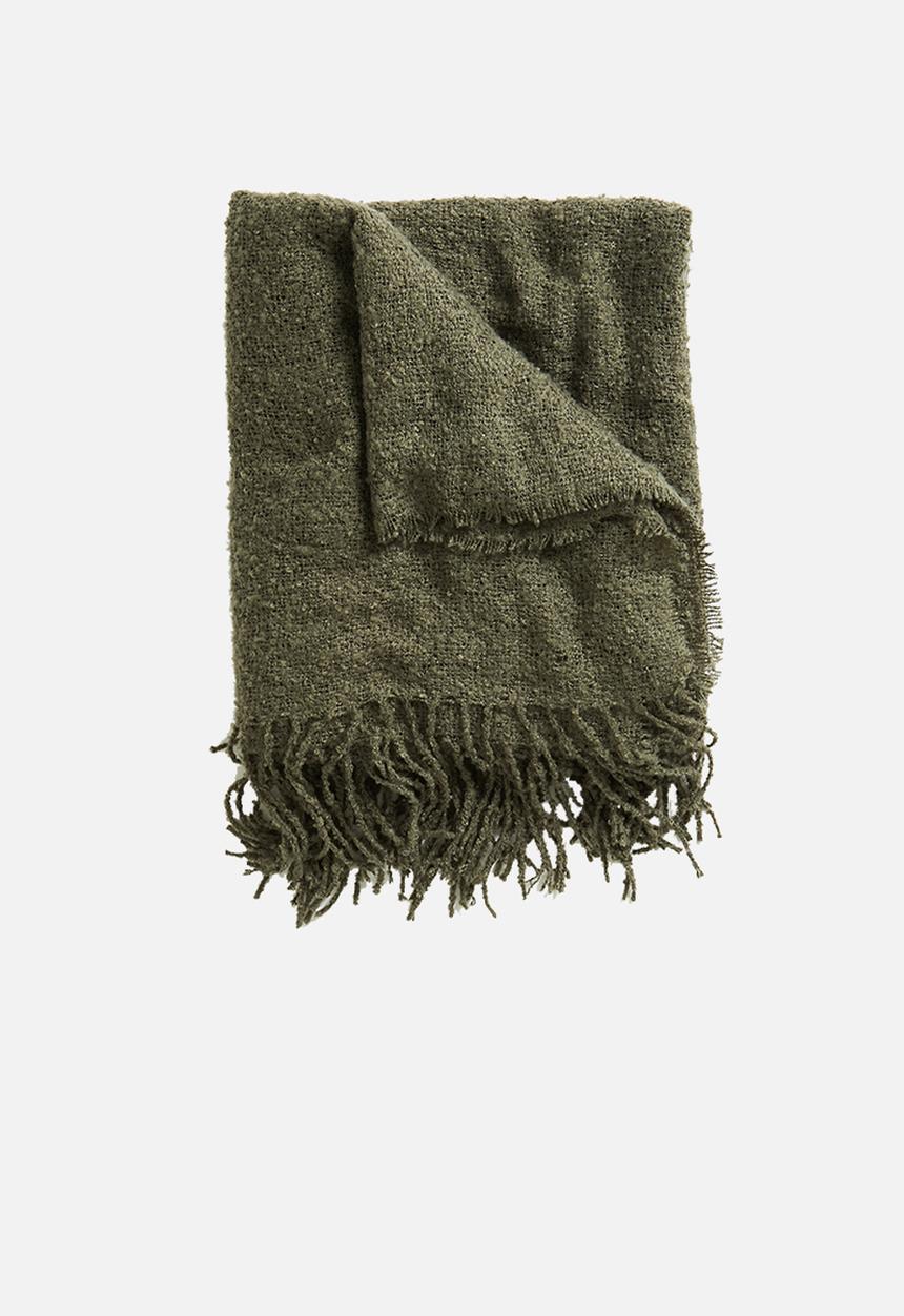 H&S - Meera throw - army green