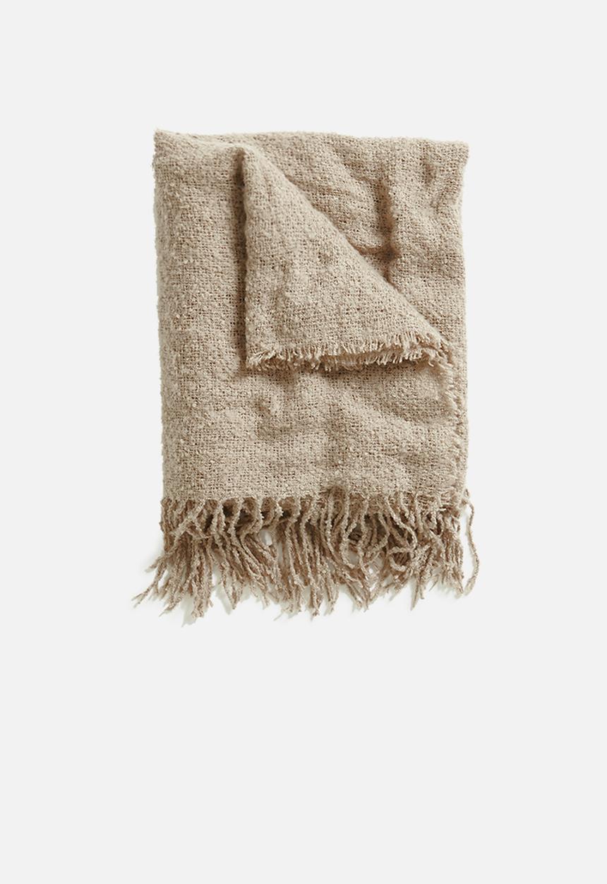 H&S - Meera throw - sand