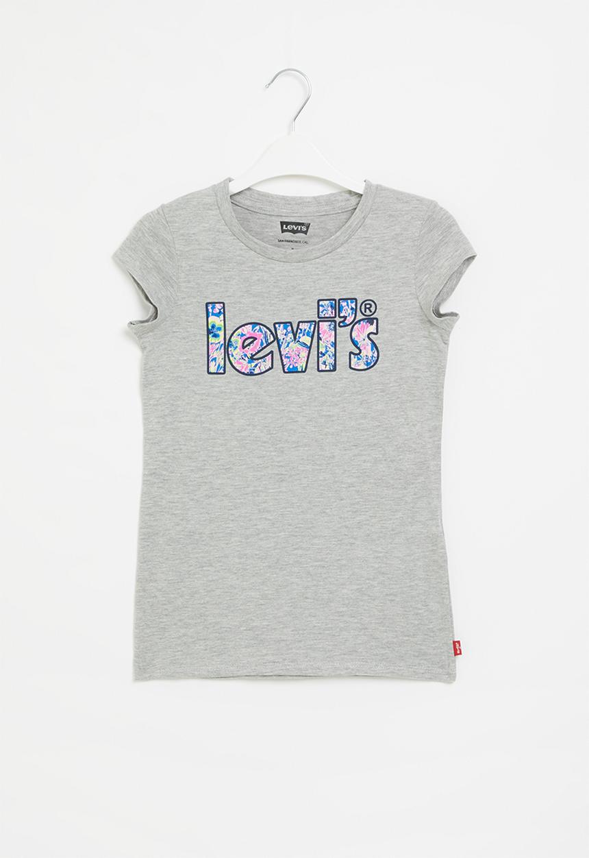 Levi’s® - Lvg short sleeve poster logo tee - light grey heather