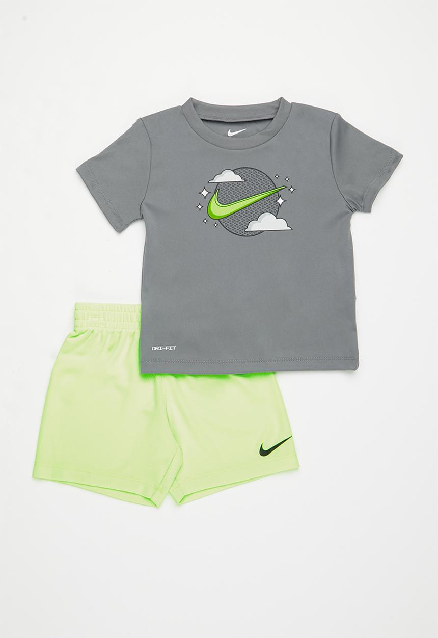 Nike - Nkb b nk all day play short sleeve - ghost green