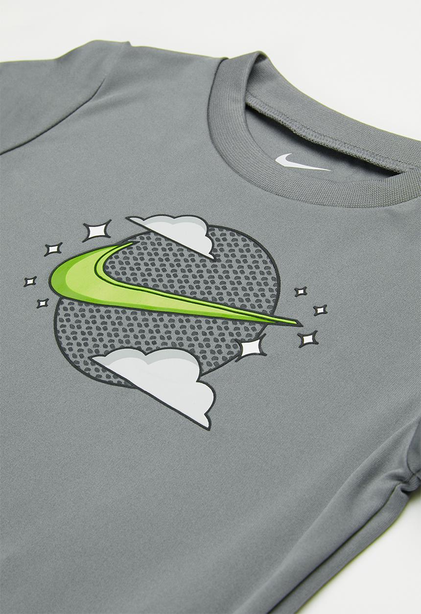 Nike - Nkb b nk all day play short sleeve - ghost green