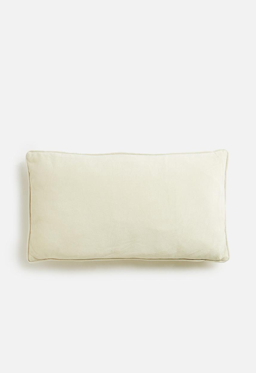 H&S - Velvet cushion - slate