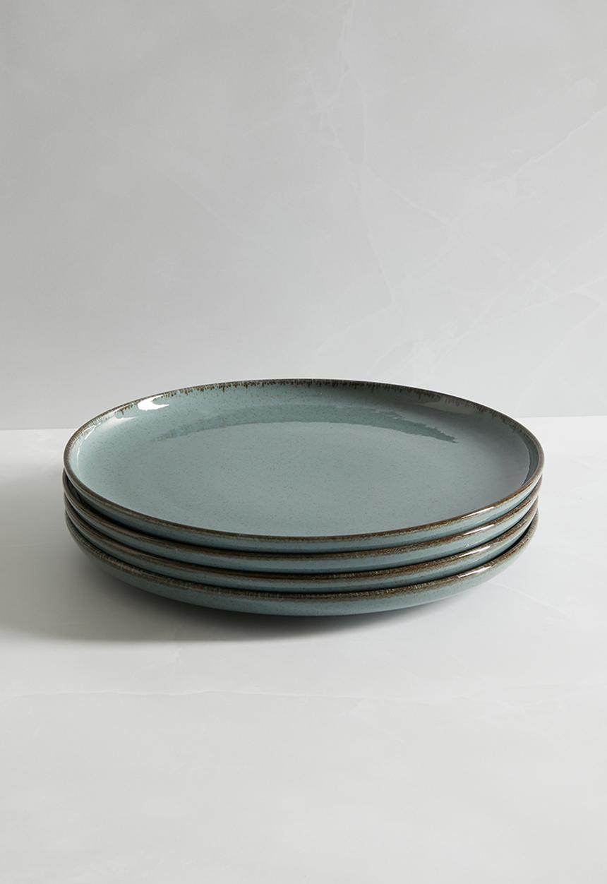 Excellent Houseware - Asara dinner plate of 4 - blue