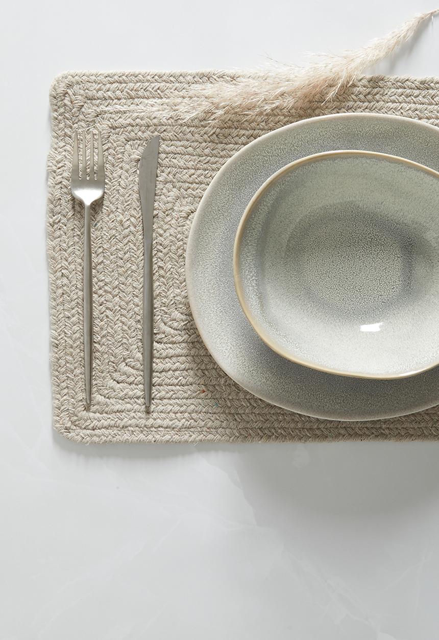 Excellent Houseware - Placemat set of 2 - sand