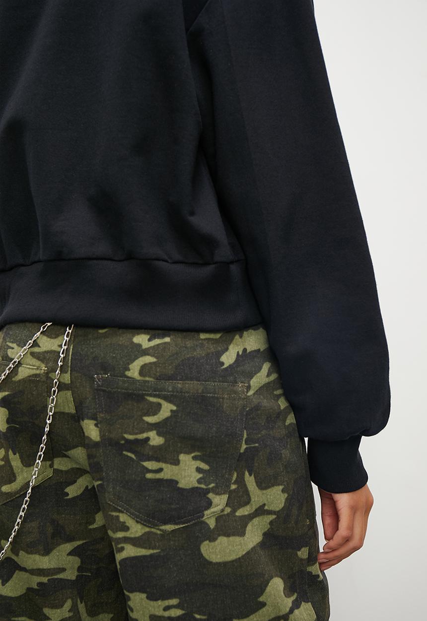 Blake - Crop crew - black
