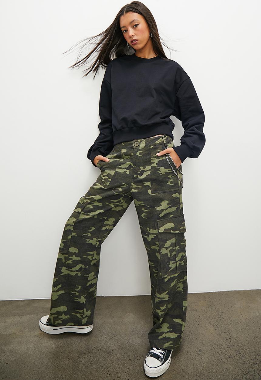 Blake - Crop crew - black