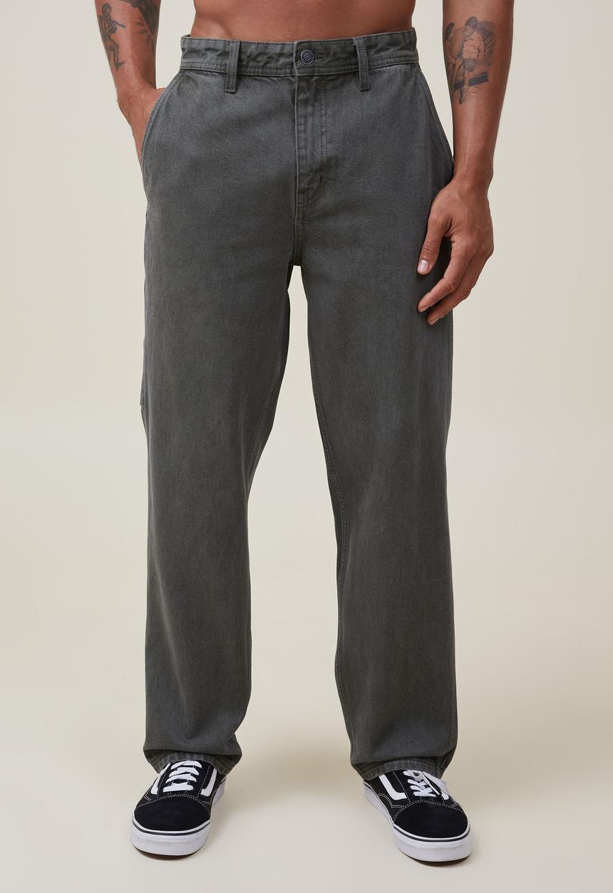 Cotton On - Baggy jean - worker evergreen