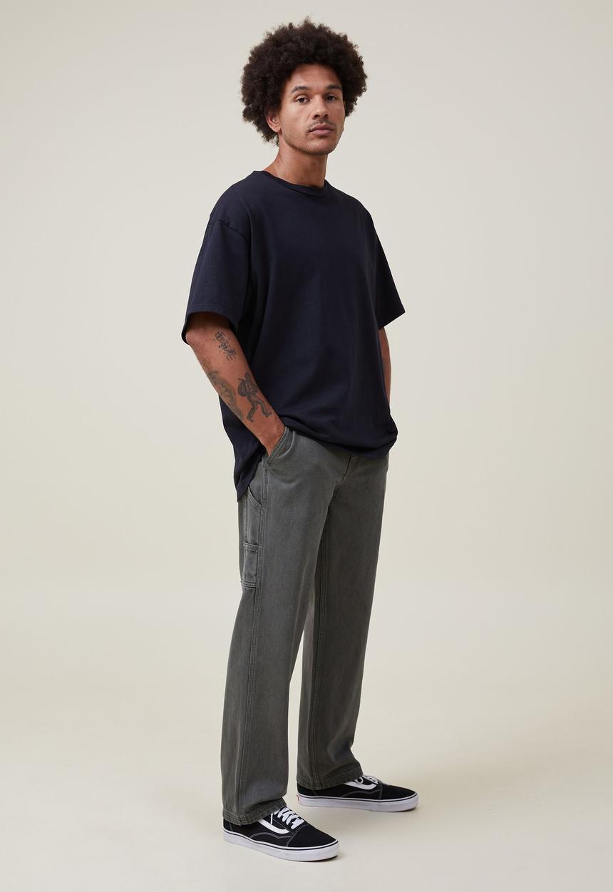 Cotton On - Baggy jean - worker evergreen