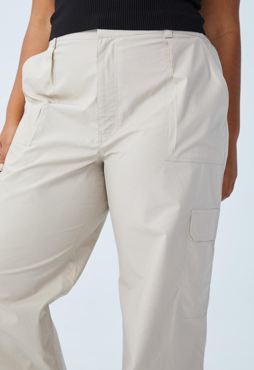 Cotton On - Curve scout cargo pant - washed sand