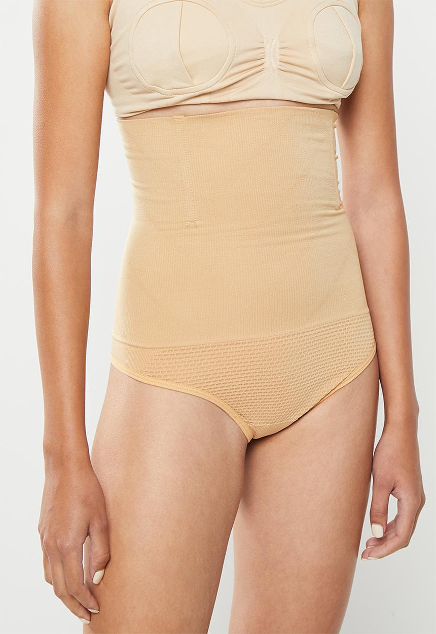 Maternity Mommy - Matermity tummy tucker braced thong - neutral 