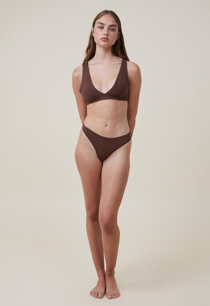 Cotton On - The flexi g-string brief - fondue fudge