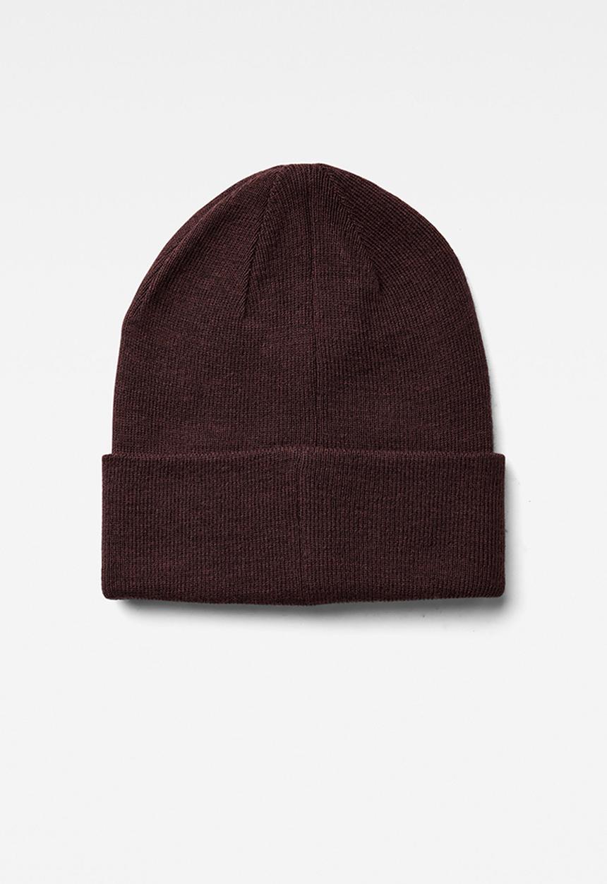 G-STAR - Effo long beanie - dark oxblood
