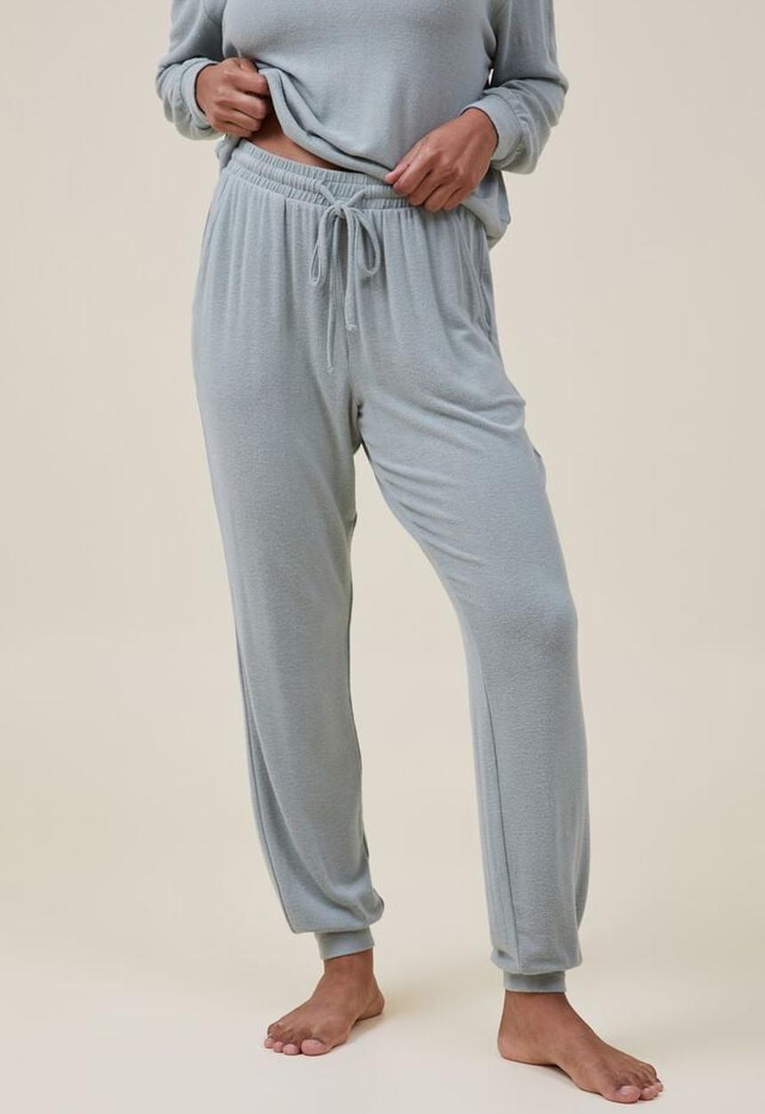 Cotton On - Super soft slim pant - green jasper