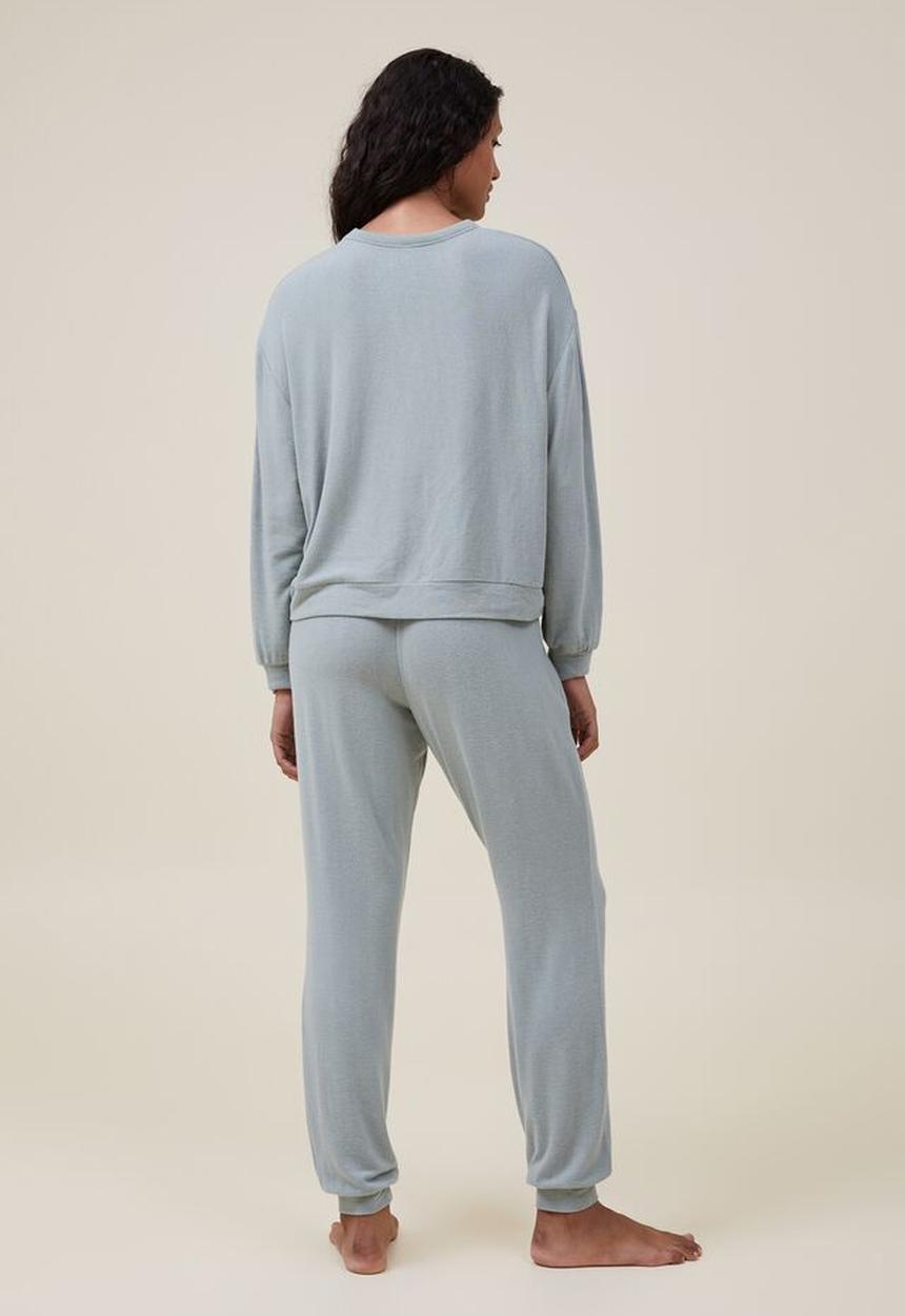 Cotton On - Super soft slim pant - green jasper
