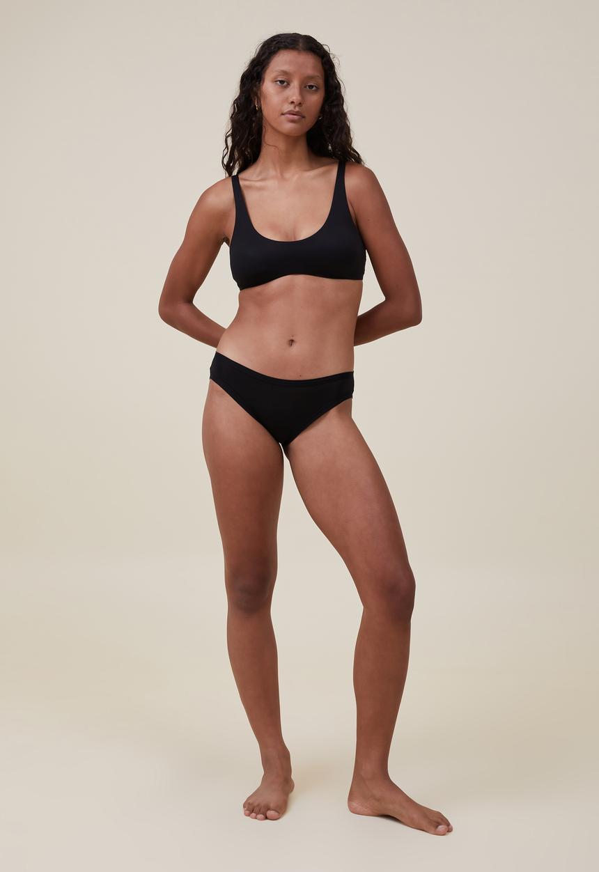 Cotton On - So soft bikini brief - black