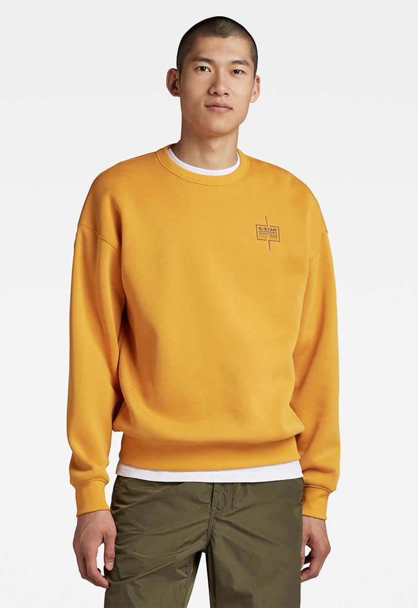 G-STAR - Unisex core loose r sw - dull yellow