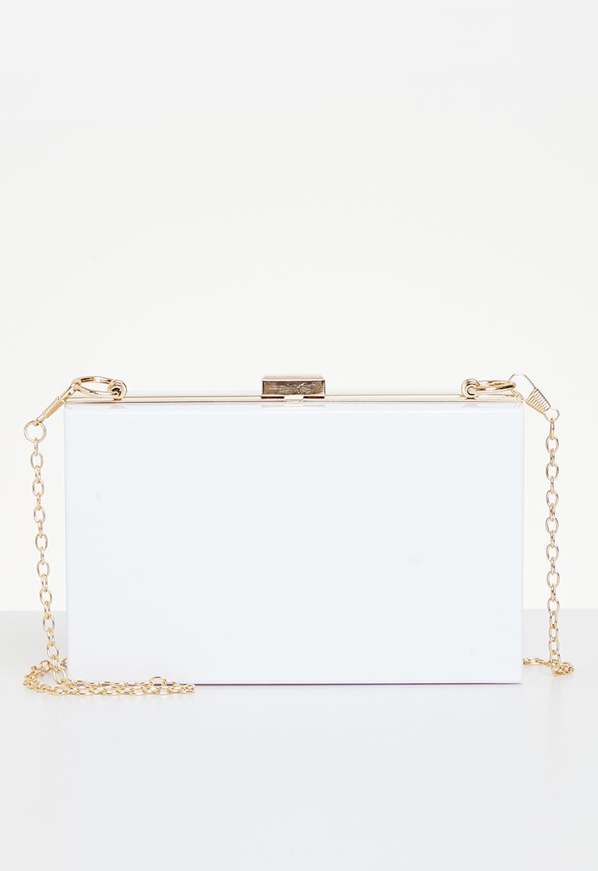 MILLA - Gianni clutch bag - white