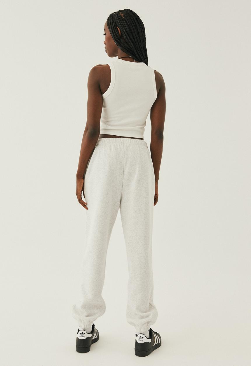Supré  - 90s jogger track pant - light grey marle