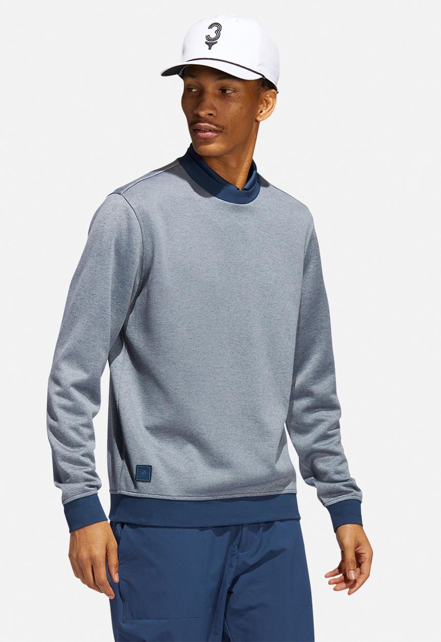 adidas Performance - Mens go-to crewneck primegreen pullover - crew navy & grey three