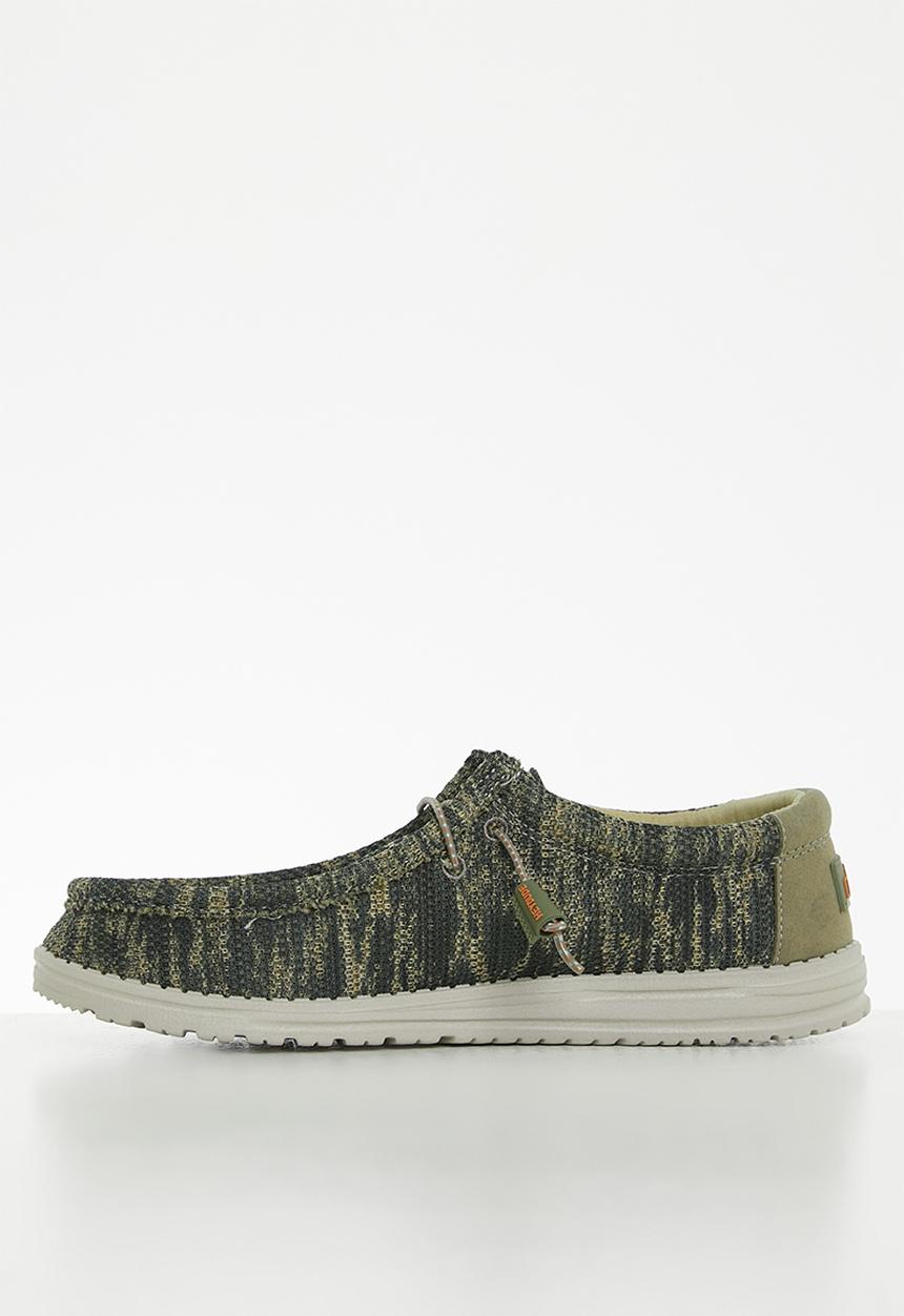 Hey Dude - Wally sox - woodland camo