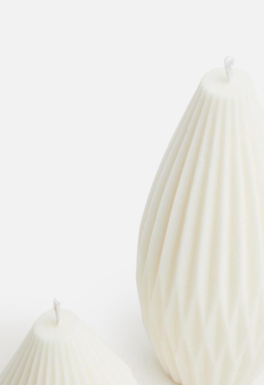 Masodi - 2 Pear Shaped Candle Set