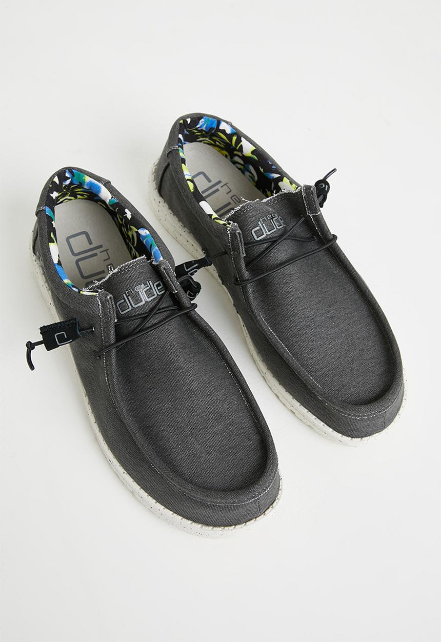 Hey Dude - Wally stretch - opal black